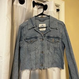 Cropped Denim Jean Jacket